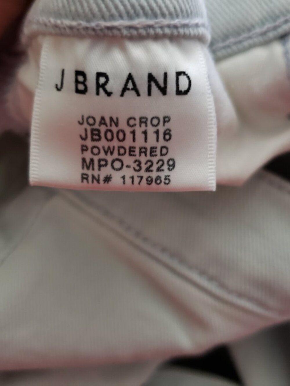 J Brand Joan Crop High Rise Jeans Powdered Wide Leg Size 27 #374 - Picture 5 of 7